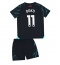 Manchester City Jeremy Doku #11 Tredjedraktsett Barn 2023-24 Kortermet (+ Korte bukser)