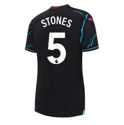 Manchester City John Stones #5 Tredjedrakt Dame 2023-24 Kortermet