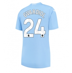Manchester City Josko Gvardiol #24 Hjemmedrakt Dame 2023-24 Kortermet