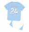 Manchester City Josko Gvardiol #24 Hjemmedraktsett Barn 2023-24 Kortermet (+ Korte bukser)