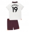 Manchester City Julian Alvarez #19 Bortedraktsett Barn 2023-24 Kortermet (+ Korte bukser)