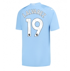 Manchester City Julian Alvarez #19 Hjemmedrakt 2023-24 Kortermet