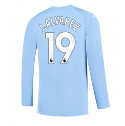 Manchester City Julian Alvarez #19 Hjemmedrakt 2023-24 Langermet