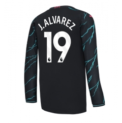 Manchester City Julian Alvarez #19 Tredjedrakt 2023-24 Langermet