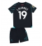 Manchester City Julian Alvarez #19 Tredjedraktsett Barn 2023-24 Kortermet (+ Korte bukser)