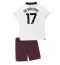 Manchester City Kevin De Bruyne #17 Bortedraktsett Barn 2023-24 Kortermet (+ Korte bukser)