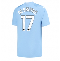 Manchester City Kevin De Bruyne #17 Hjemmedrakt 2023-24 Kortermet