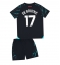 Manchester City Kevin De Bruyne #17 Tredjedraktsett Barn 2023-24 Kortermet (+ Korte bukser)