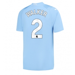Manchester City Kyle Walker #2 Hjemmedrakt 2023-24 Kortermet