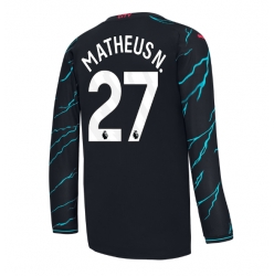 Manchester City Matheus Nunes #27 Tredjedrakt 2023-24 Langermet