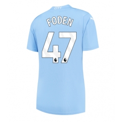 Manchester City Phil Foden #47 Hjemmedrakt Dame 2023-24 Kortermet