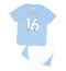Manchester City Rodri Hernandez #16 Hjemmedraktsett Barn 2023-24 Kortermet (+ Korte bukser)