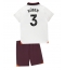 Manchester City Ruben Dias #3 Bortedraktsett Barn 2023-24 Kortermet (+ Korte bukser)