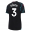 Manchester City Ruben Dias #3 Tredjedrakt Dame 2023-24 Kortermet
