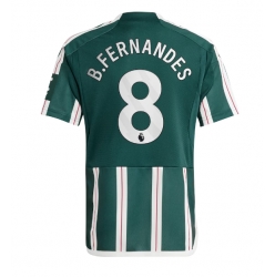 Manchester United Bruno Fernandes #8 Bortedrakt 2023-24 Kortermet
