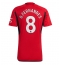 Manchester United Bruno Fernandes #8 Hjemmedrakt 2023-24 Kortermet