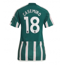 Manchester United Casemiro #18 Bortedrakt Dame 2023-24 Kortermet