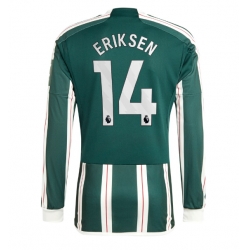 Manchester United Christian Eriksen #14 Bortedrakt 2023-24 Langermet