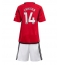 Manchester United Christian Eriksen #14 Hjemmedraktsett Barn 2023-24 Kortermet (+ Korte bukser)