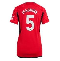 Manchester United Harry Maguire #5 Hjemmedrakt Dame 2023-24 Kortermet