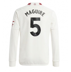 Manchester United Harry Maguire #5 Tredjedrakt 2023-24 Langermet