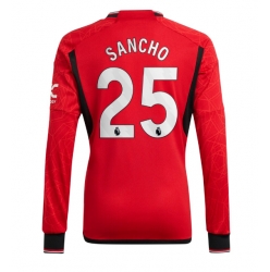 Manchester United Jadon Sancho #25 Hjemmedrakt 2023-24 Langermet