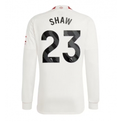 Manchester United Luke Shaw #23 Tredjedrakt 2023-24 Langermet