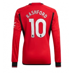 Manchester United Marcus Rashford #10 Hjemmedrakt 2023-24 Langermet