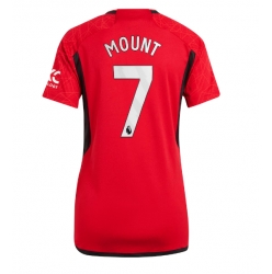 Manchester United Mason Mount #7 Hjemmedrakt Dame 2023-24 Kortermet