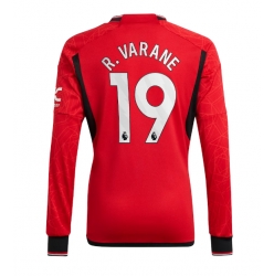 Manchester United Raphael Varane #19 Hjemmedrakt 2023-24 Langermet