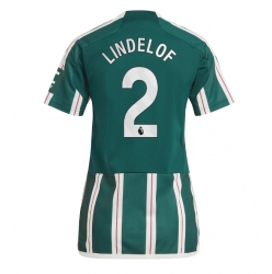 Manchester United Victor Lindelof #2 Bortedrakt Dame 2023-24 Kortermet