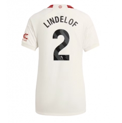Manchester United Victor Lindelof #2 Tredjedrakt Dame 2023-24 Kortermet