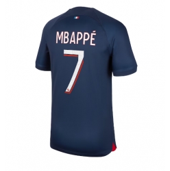 Paris Saint-Germain Kylian Mbappe #7 Hjemmedrakt 2023-24 Kortermet