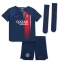 Paris Saint-Germain Kylian Mbappe #7 Hjemmedraktsett Barn 2023-24 Kortermet (+ Korte bukser)