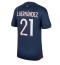 Paris Saint-Germain Lucas Hernandez #21 Hjemmedrakt 2023-24 Kortermet