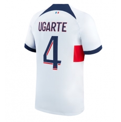 Paris Saint-Germain Manuel Ugarte #4 Bortedrakt 2023-24 Kortermet