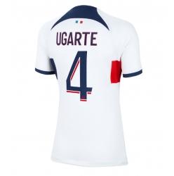 Paris Saint-Germain Manuel Ugarte #4 Bortedrakt Dame 2023-24 Kortermet