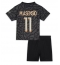 Paris Saint-Germain Marco Asensio #11 Tredjedraktsett Barn 2023-24 Kortermet (+ Korte bukser)