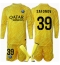 Paris Saint-Germain Matvei Safonov #39 Keeper Tredjedraktsett Barn 2024-25 Langermet (+ Korte bukser)