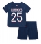 Paris Saint-Germain Nuno Mendes #25 Hjemmedraktsett Barn 2023-24 Kortermet (+ Korte bukser)