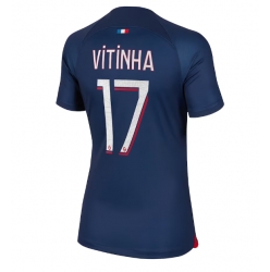 Paris Saint-Germain Vitinha Ferreira #17 Hjemmedrakt Dame 2023-24 Kortermet