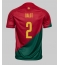 Portugal Diogo Dalot #2 Hjemmedrakt VM 2022 Kortermet