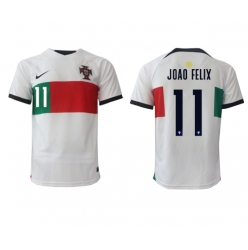 Portugal Joao Felix #11 Bortedrakt VM 2022 Kortermet