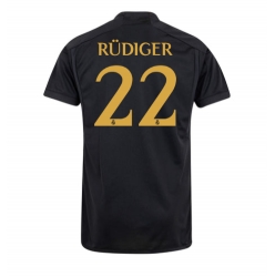 Real Madrid Antonio Rudiger #22 Tredjedrakt 2023-24 Kortermet