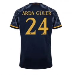 Real Madrid Arda Guler #24 Bortedrakt 2023-24 Kortermet