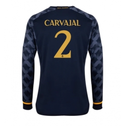 Real Madrid Daniel Carvajal #2 Bortedrakt 2023-24 Langermet