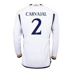 Real Madrid Daniel Carvajal #2 Hjemmedrakt 2023-24 Langermet