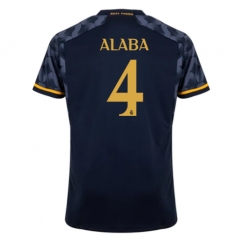 Real Madrid David Alaba #4 Bortedrakt 2023-24 Kortermet