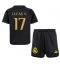 Real Madrid Lucas Vazquez #17 Tredjedraktsett Barn 2023-24 Kortermet (+ Korte bukser)