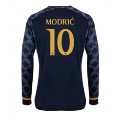 Real Madrid Luka Modric #10 Bortedrakt 2023-24 Langermet